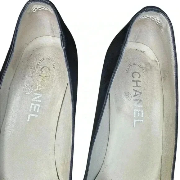 Chanel Pump Suede Upper Espadrilles.
